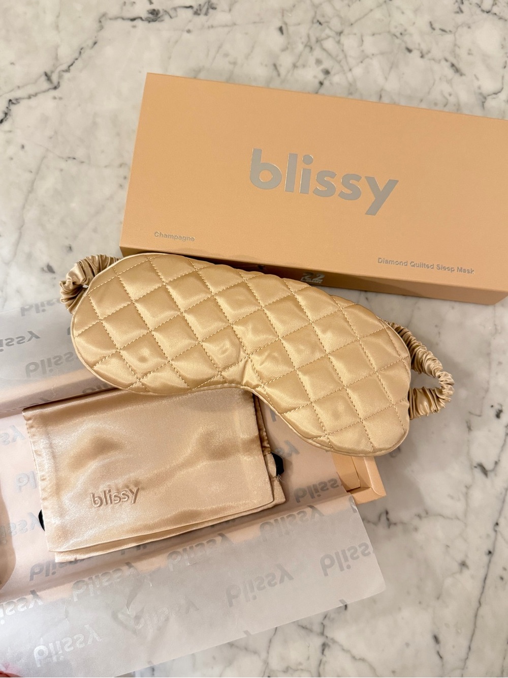 Blissy Mulberry Silk Sleep Set in Soft Peach
